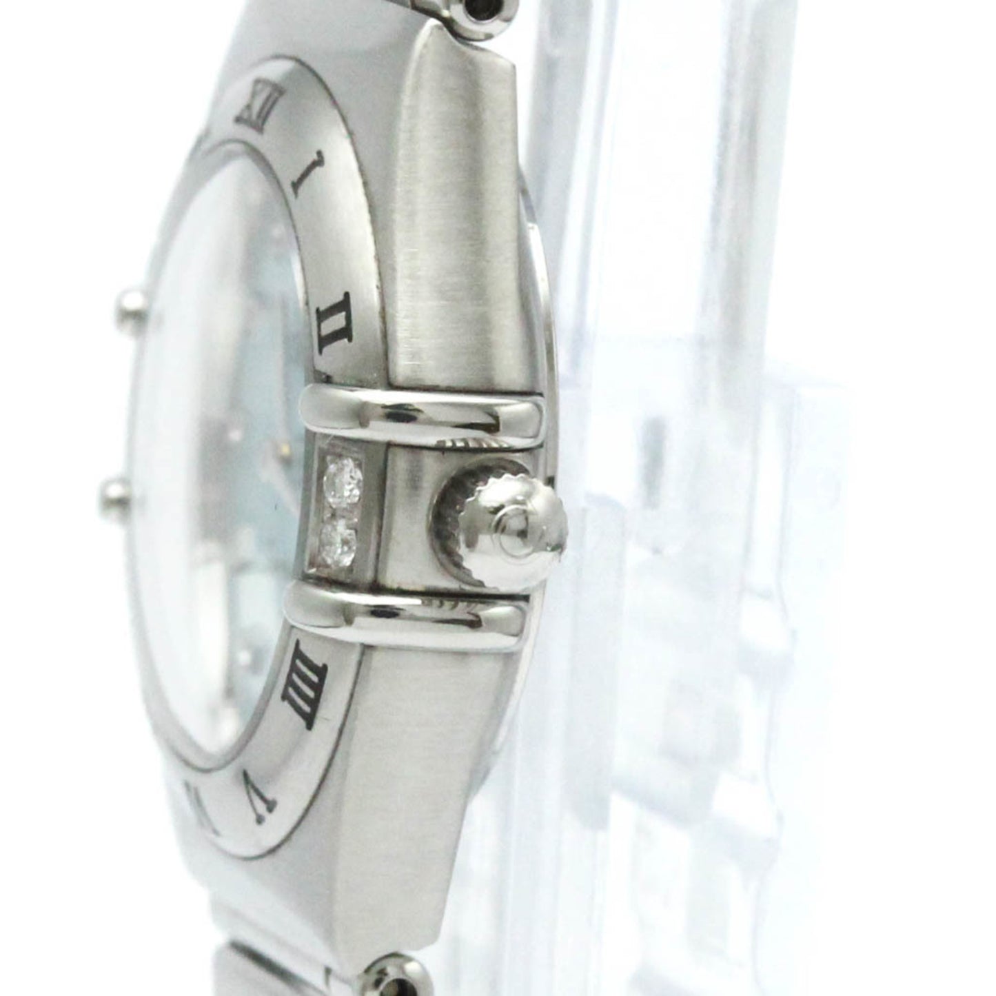 Omega Constellation Diamond Mop Dial Quartz Steel
