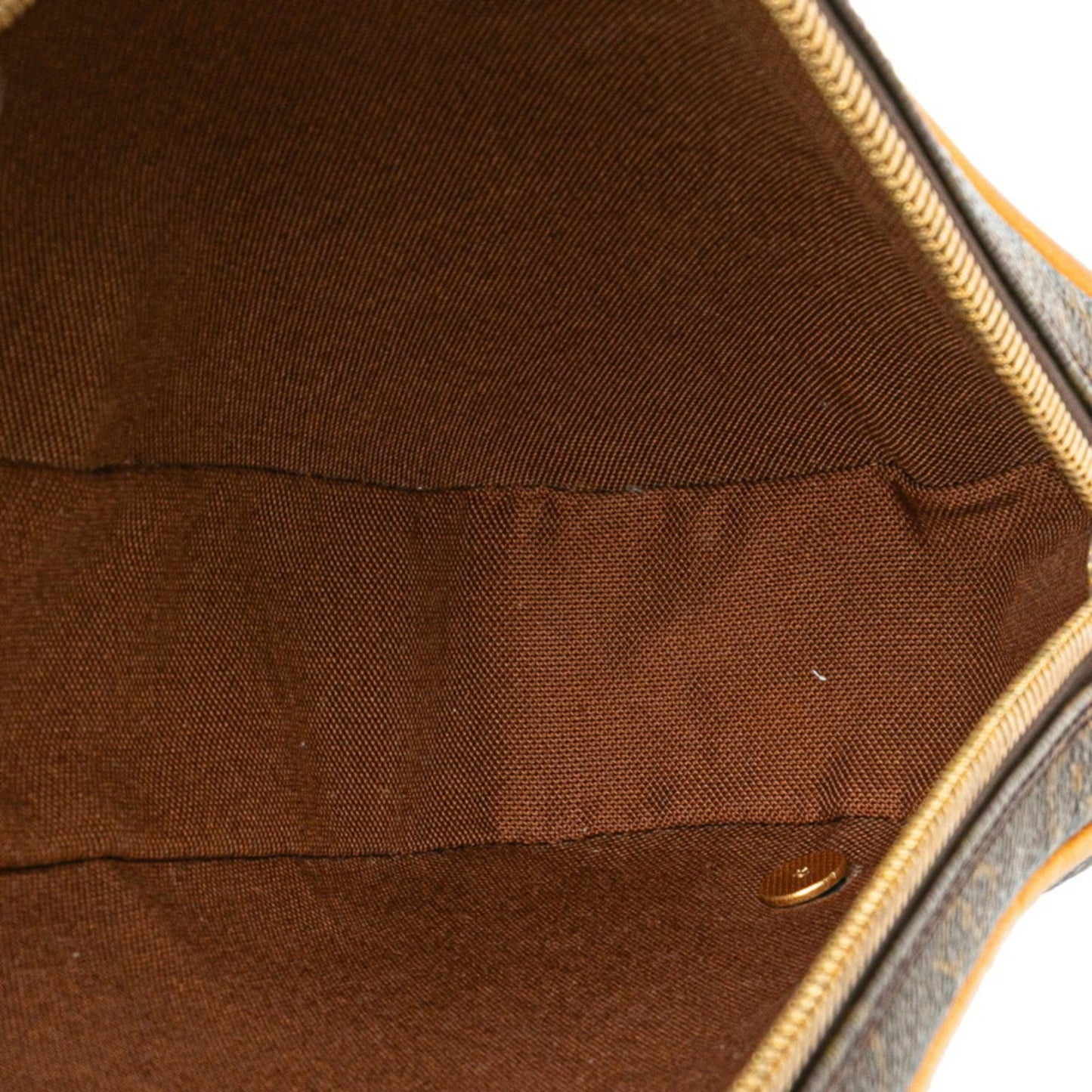 Louis Vuitton Monogram Pochette Ganju Body Bag/Waist Bag M51870 Brown Pvc Leather