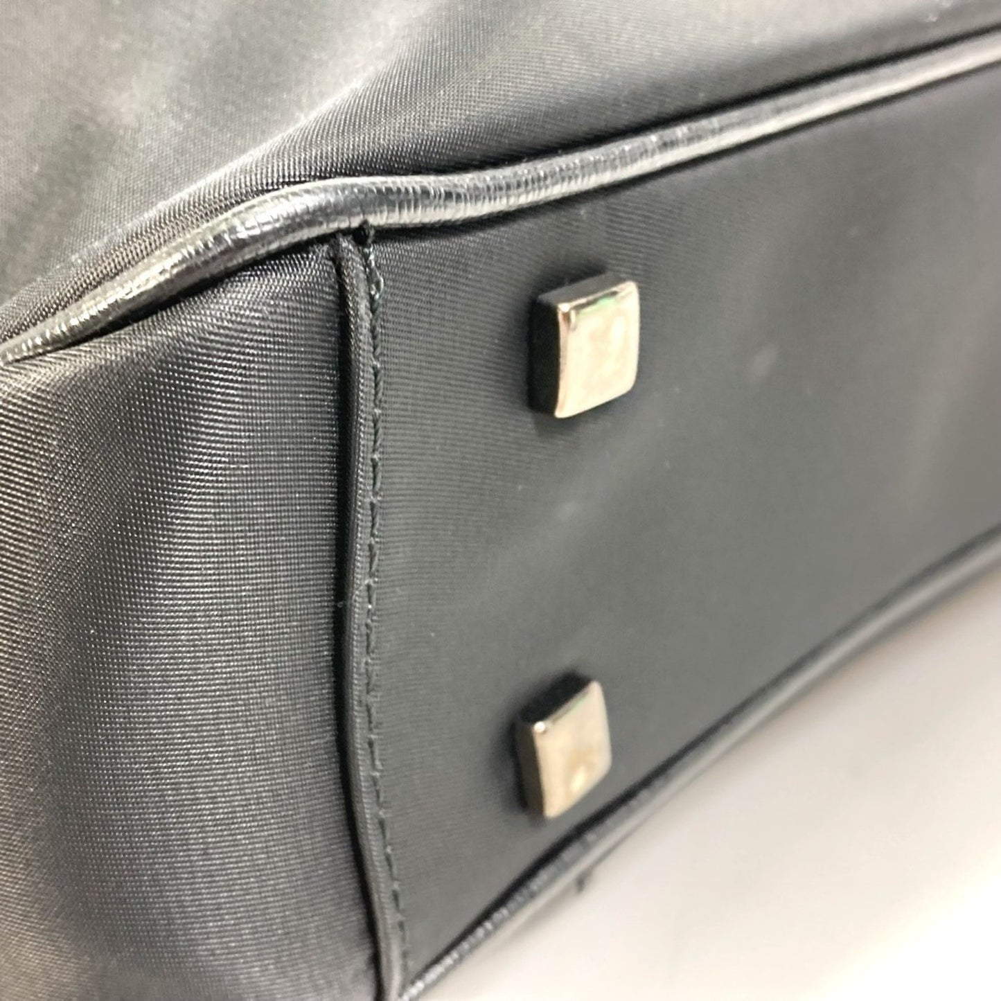 Versace Logo Shoulder Bag/Handbag/2-Way Business Bag Nylon