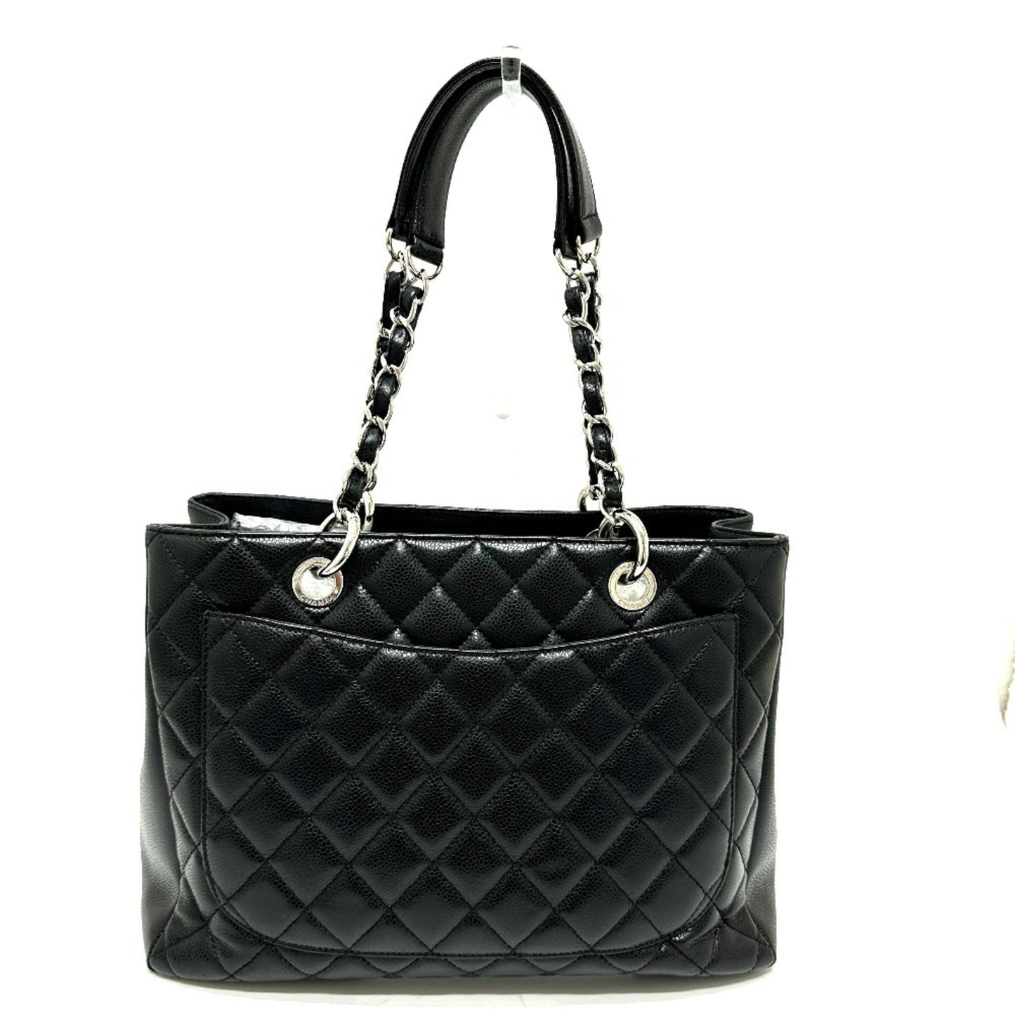 Chanel A50995 Cc Coco Mark Matelasse Gst Bag Chain Handbag Shoulder Tote Caviar Skin