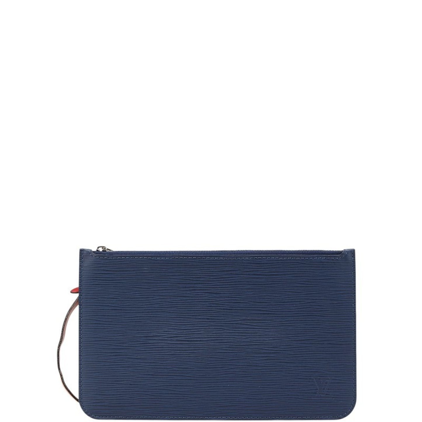 Louis Vuitton Epi Neverfull Mm Accessory Pouch M54270 Indigo Blue Coquelicot Leather