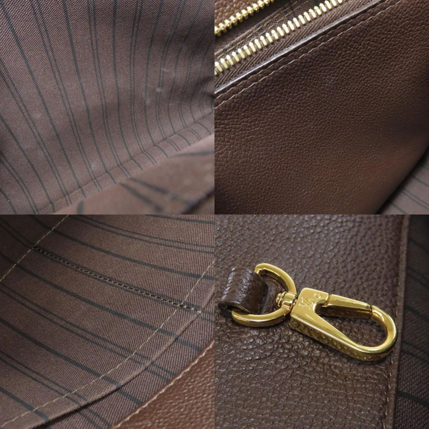 Louis Vuitton M41047 Montaigne Mm Handbag Empreinte