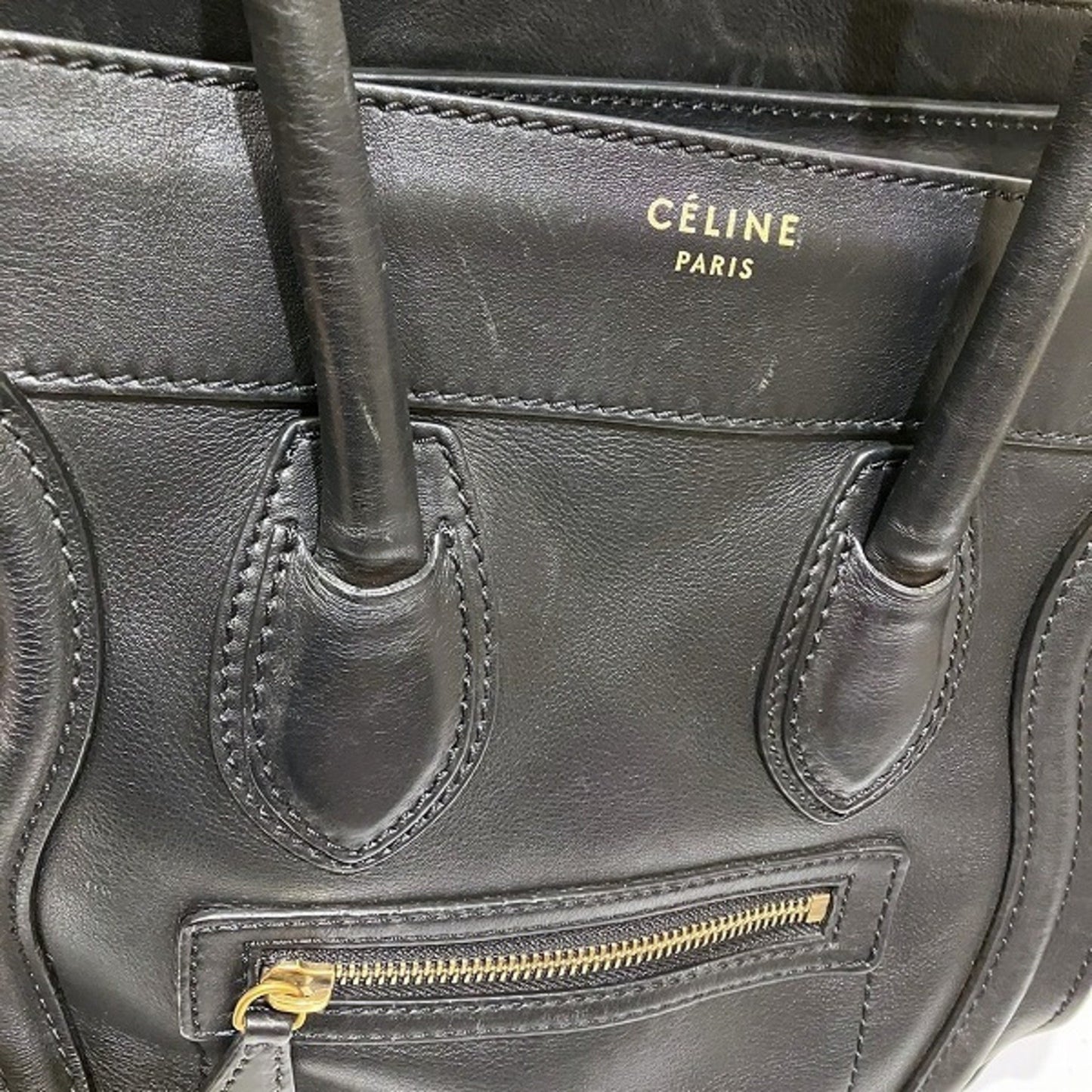Celine Nano Shopper Black Bag Handbag