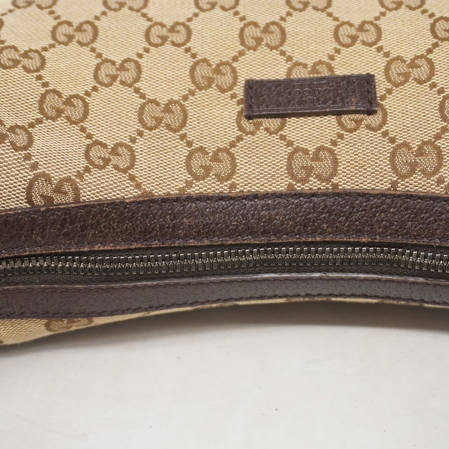 Gucci Gg Canvas Shoulder Bag 122790 Brown