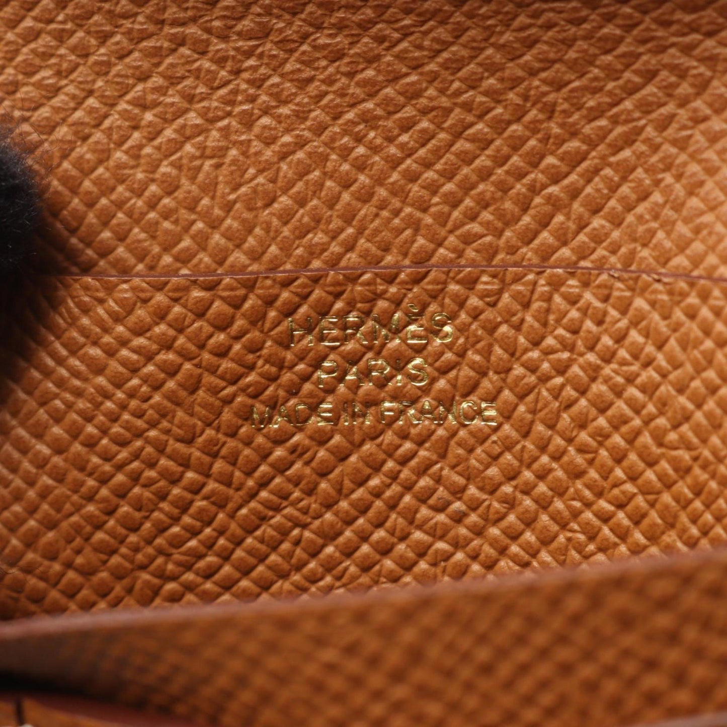 Hermes Herms Bearn Compact Gold Bifold Wallet