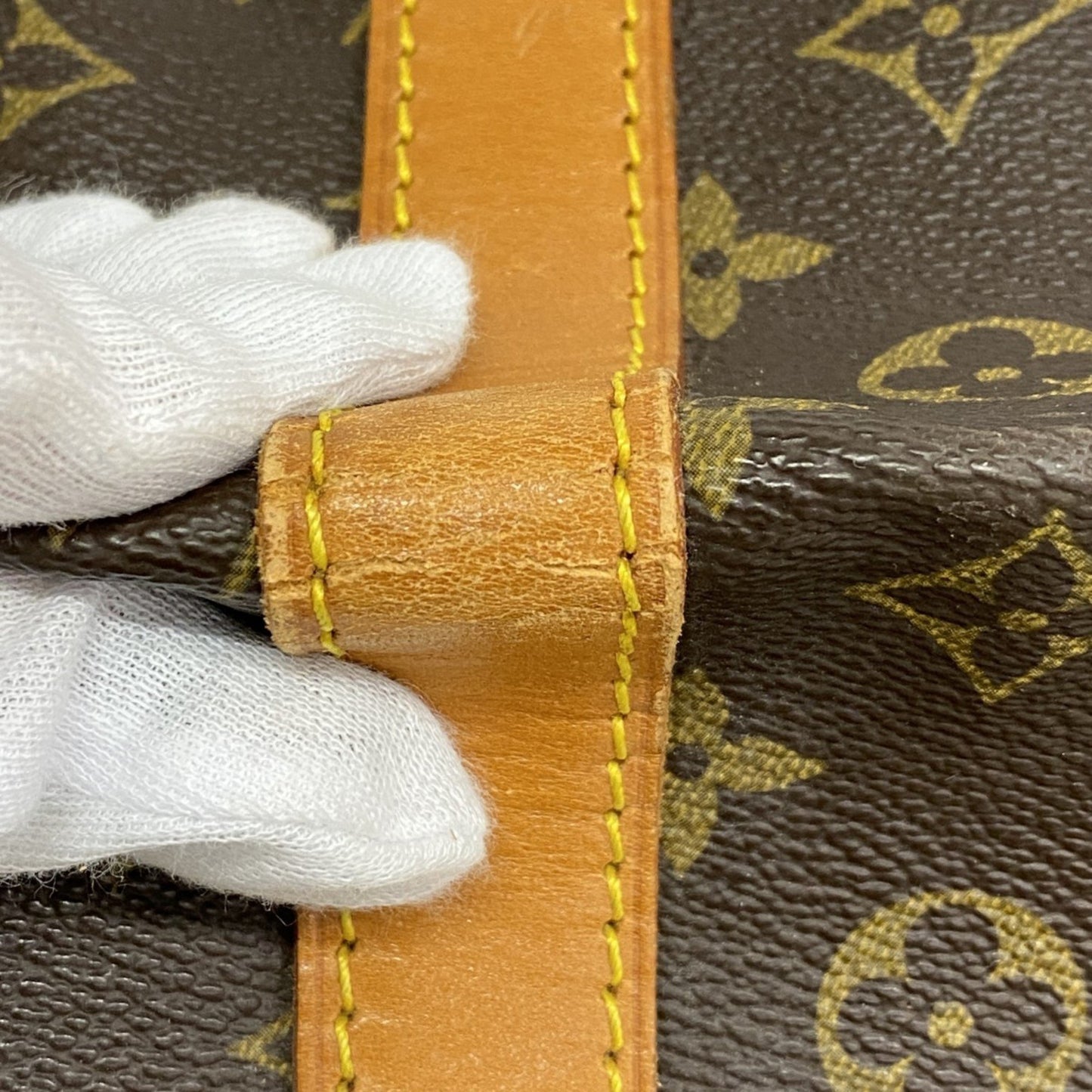 Louis Vuitton Monogram Keepall 60 Boston Bag M41422 Brown