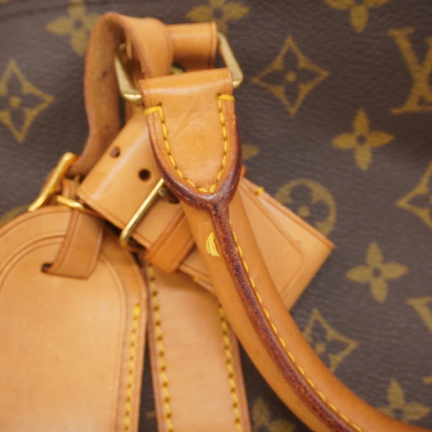 Louis Vuitton Monogram Keepall Bandouliere 60 Boston Bag M41412 Brown