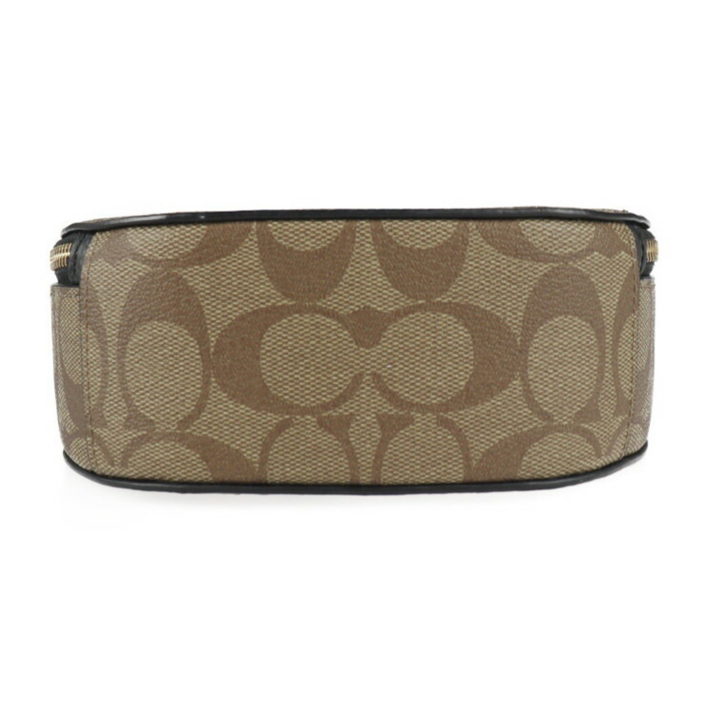Coach Basquiat Canteen Crossbody Signature Handbag C5658 Leather Khaki Multicolor Shoulder Bag