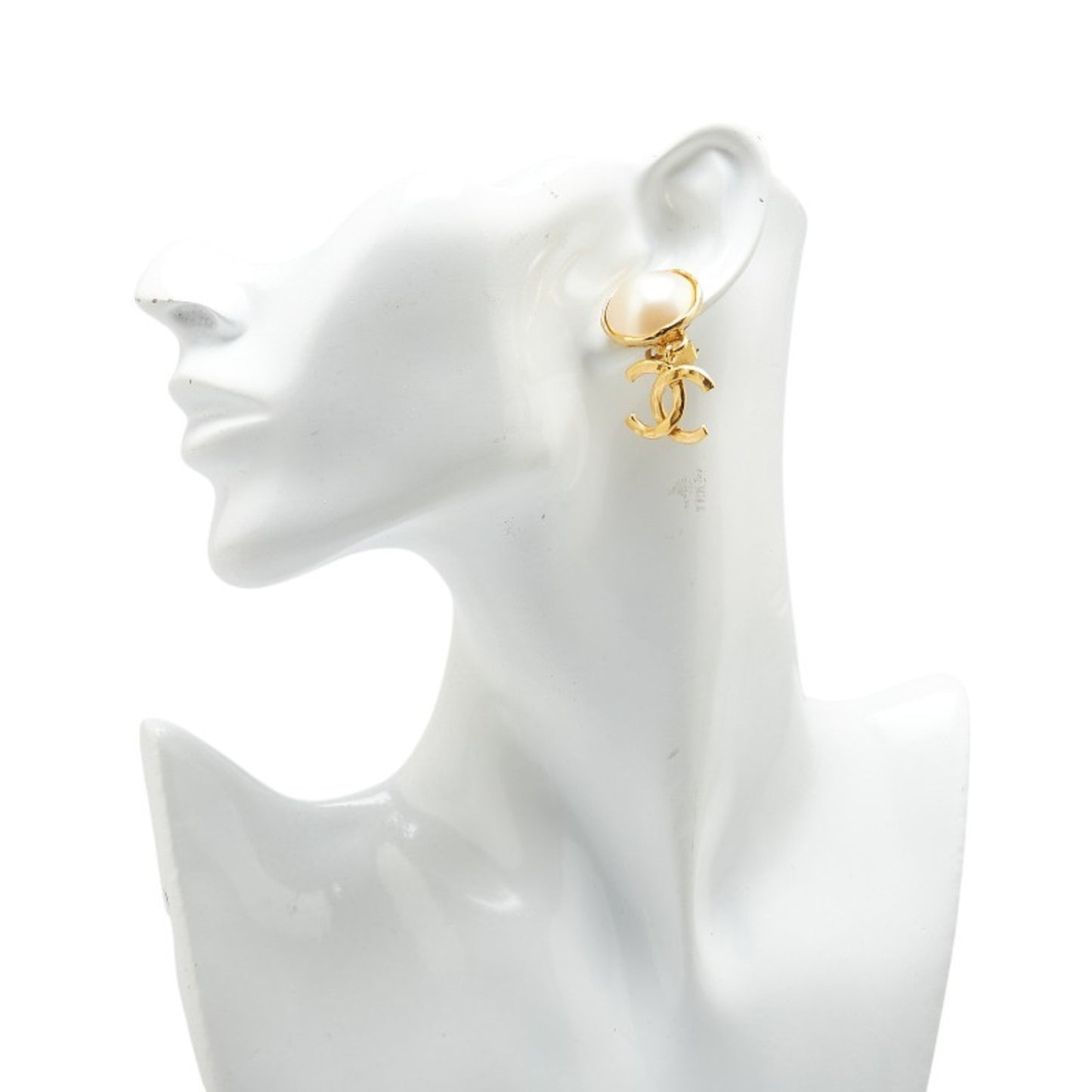 Vintage Chanel Coco Mark Swing Earrings