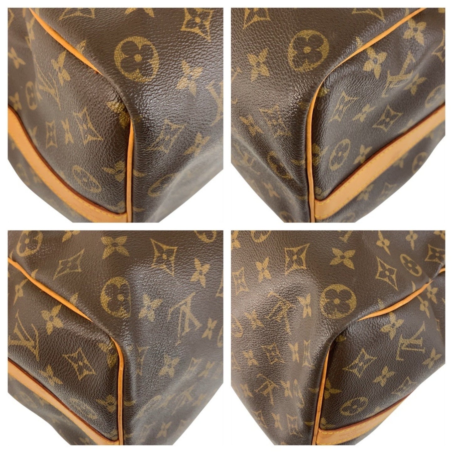 Louis Vuitton Louis Vuitton Monogram Keepall 50 Bandouliere Brown Gold Hardware Leather M41426