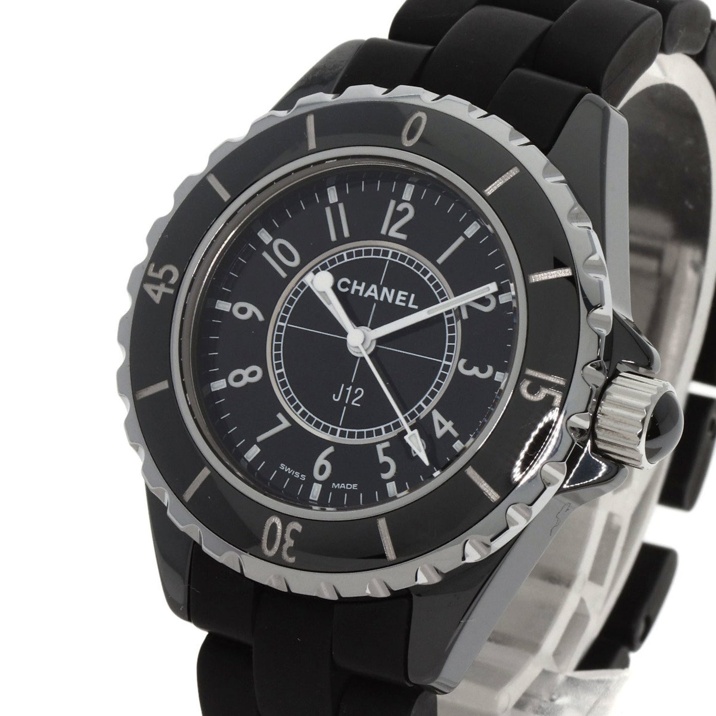 Chanel H0681 J12 33Mm Watch Ceramic Rubber