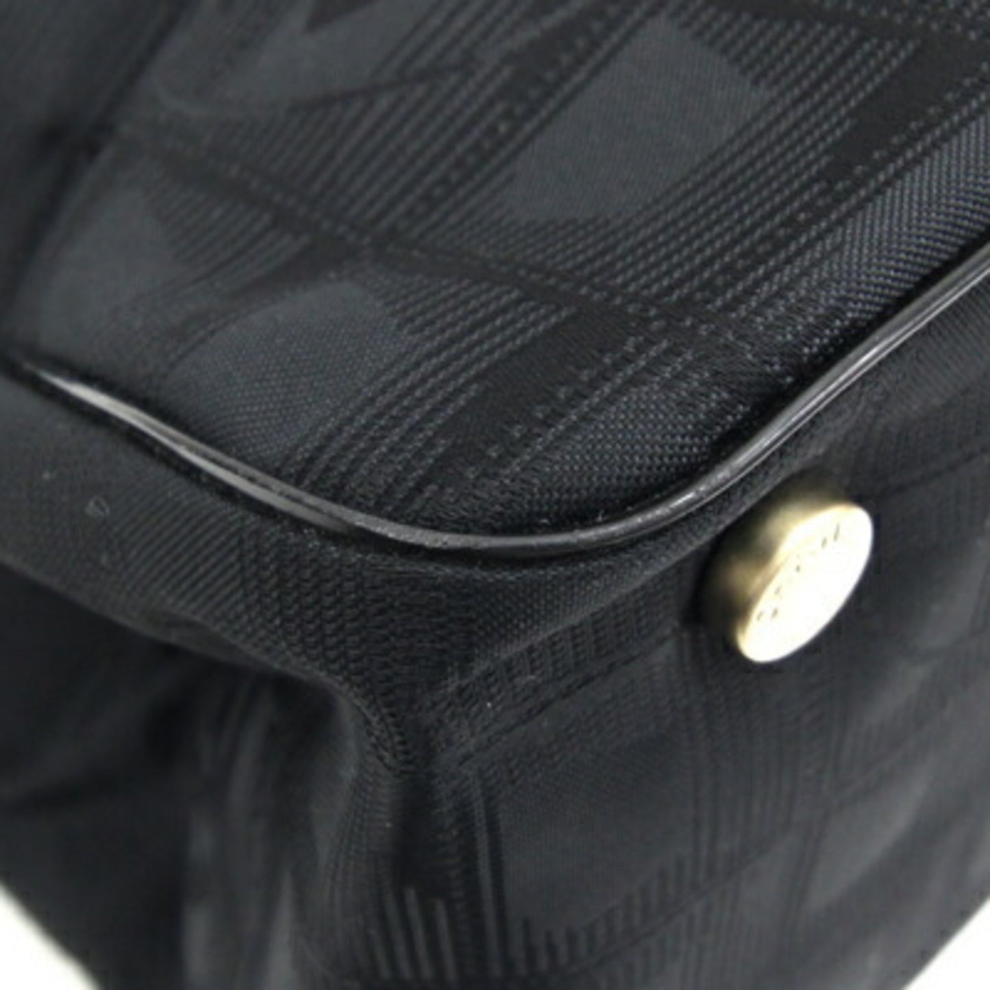Chanel Tote Bag New Travel Line Mm A15991 Black Nylon Canvas Leather