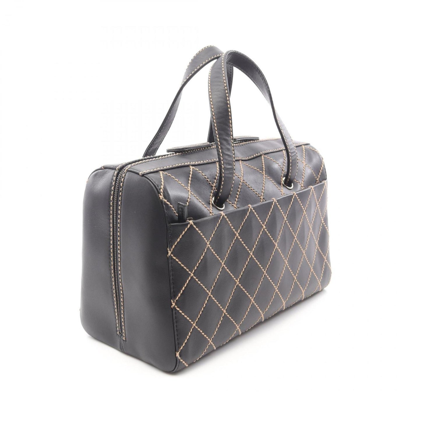 Chanel Wild Stitch Handbag Leather