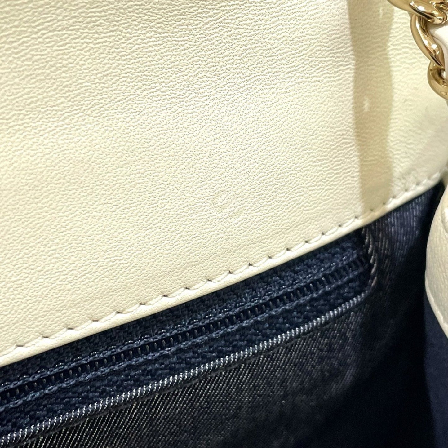 Chanel Cc Coco Mark Flap Pochette Bag Chain Shoulder Leather Tweed