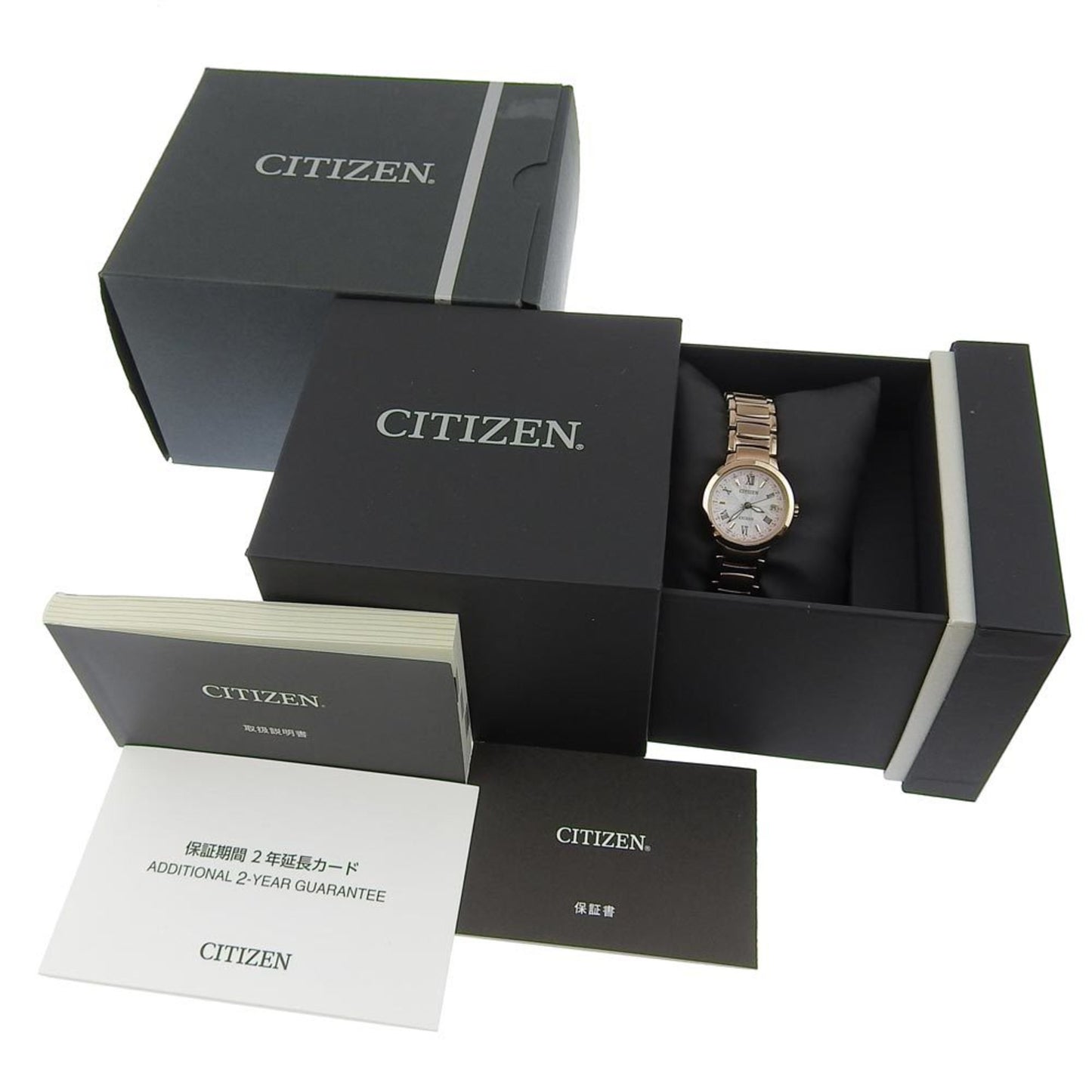 Citizen Exceed Date Eco-Drive Es9322 57W White