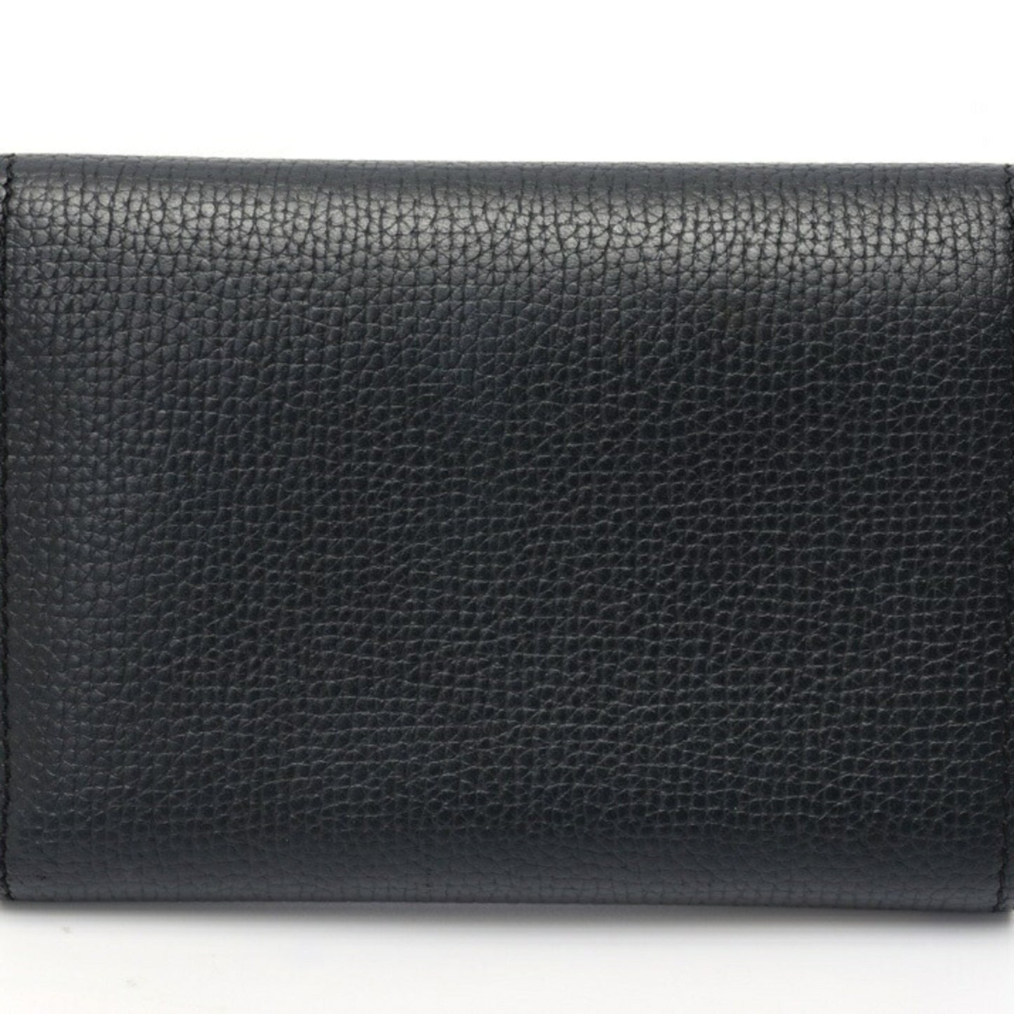 Loewe Anagram Vertical Wallet Small C821S33X01 Grained Calf Leather Black S-158506
