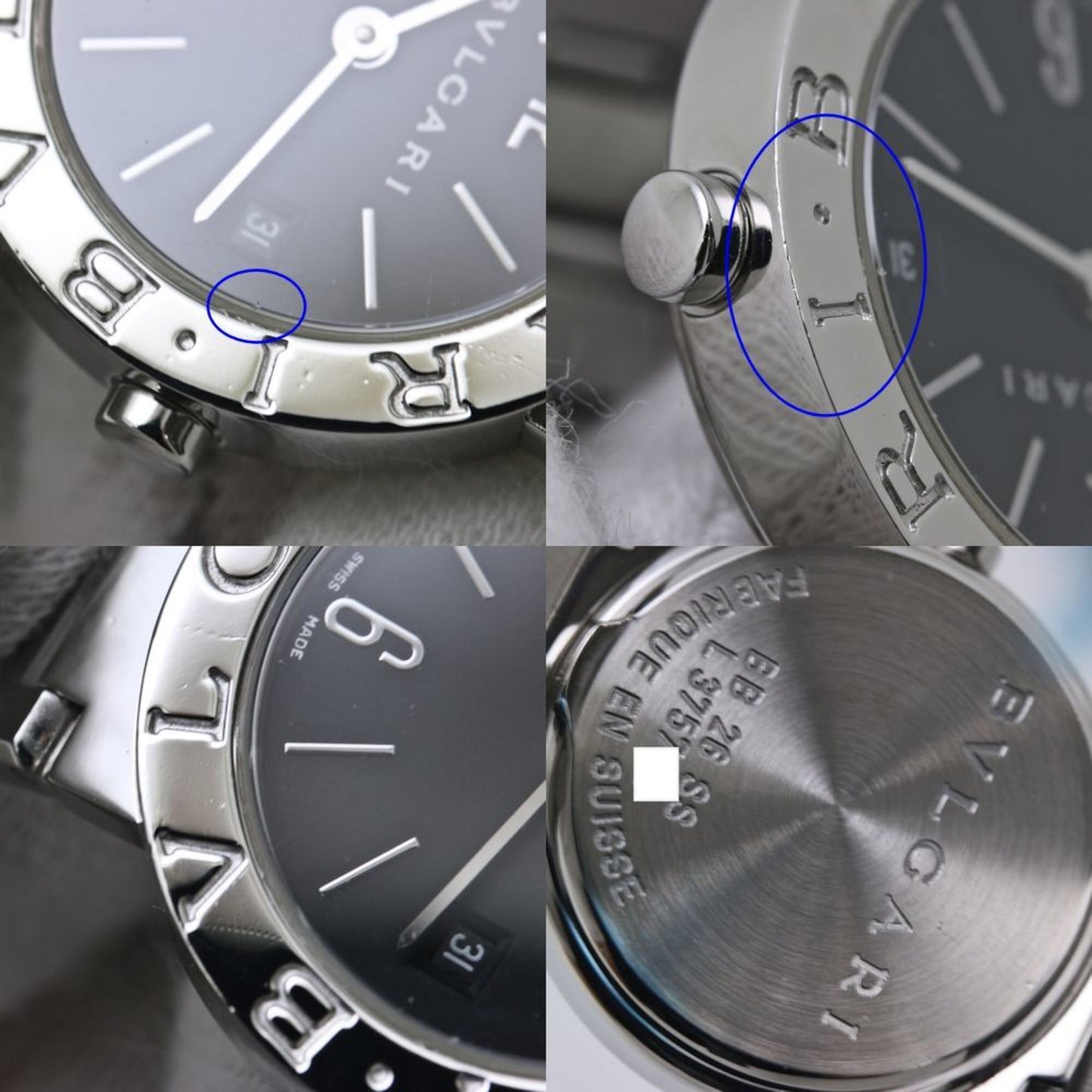 Bvlgari Bb26Ssd Bb26Ss Stainless Steel