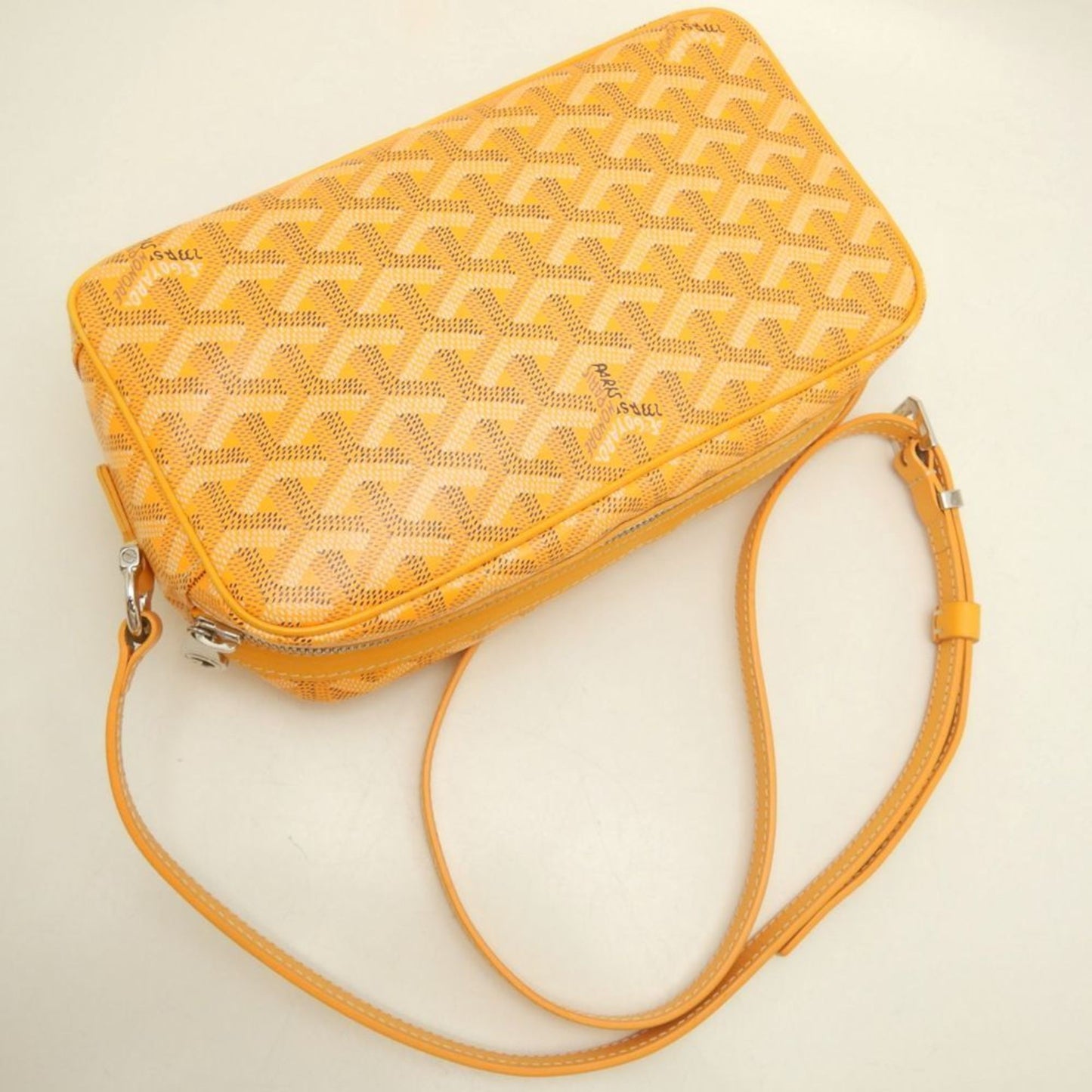 Goyard Goyard Cap Vert Pm Capve2Pmlty08Cl08P Shoulder Bag In Coated Canvas And Leather