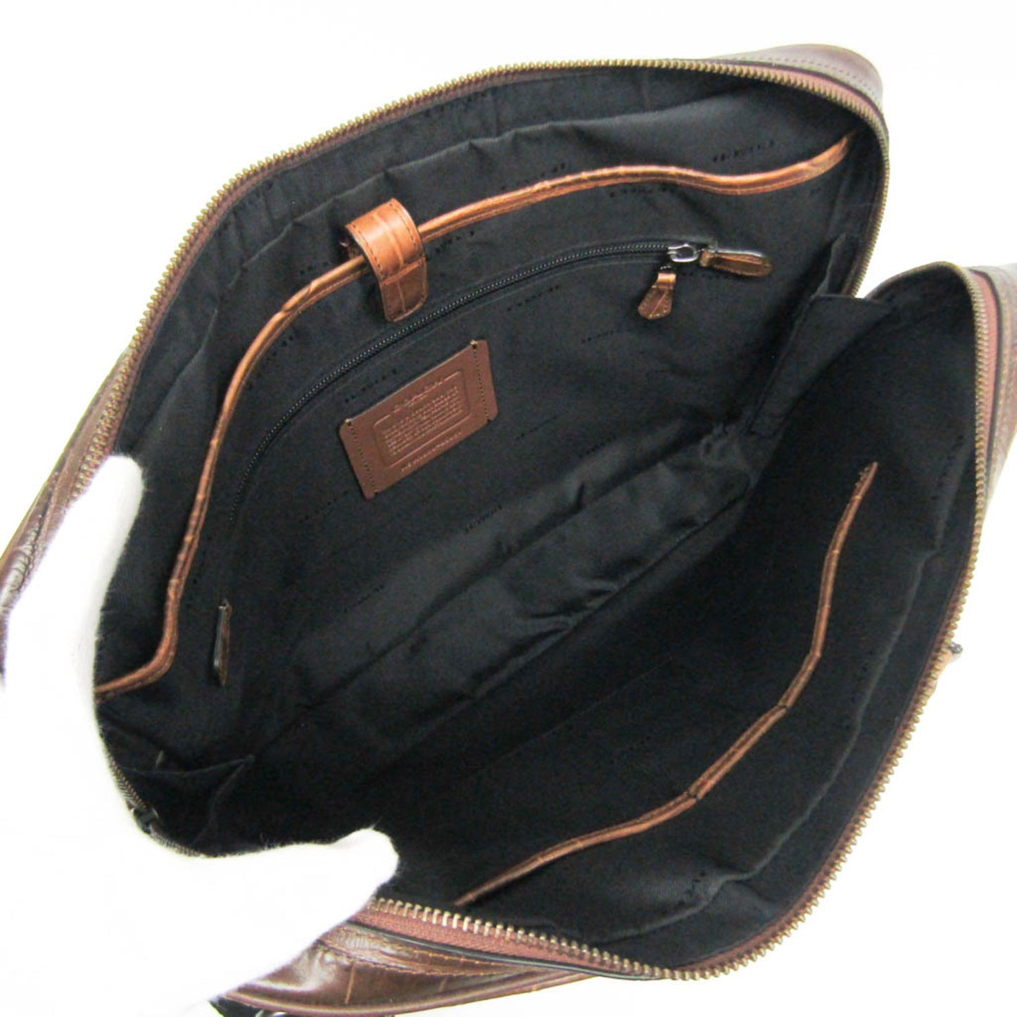 Coach Metropolitan Slim 25991 Men'S Leather Briefcase