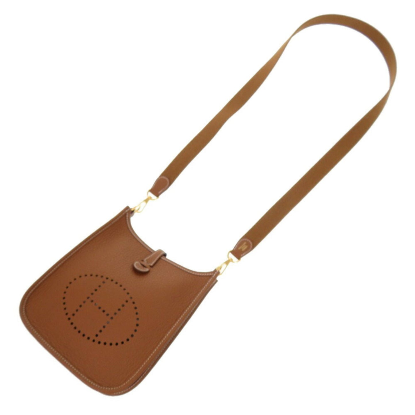 Unused Herms Evelyn Tpm Amazon Taurillon Clemence Gold K Stamp (2025) Shoulder Bag Brown 1518 Hermes