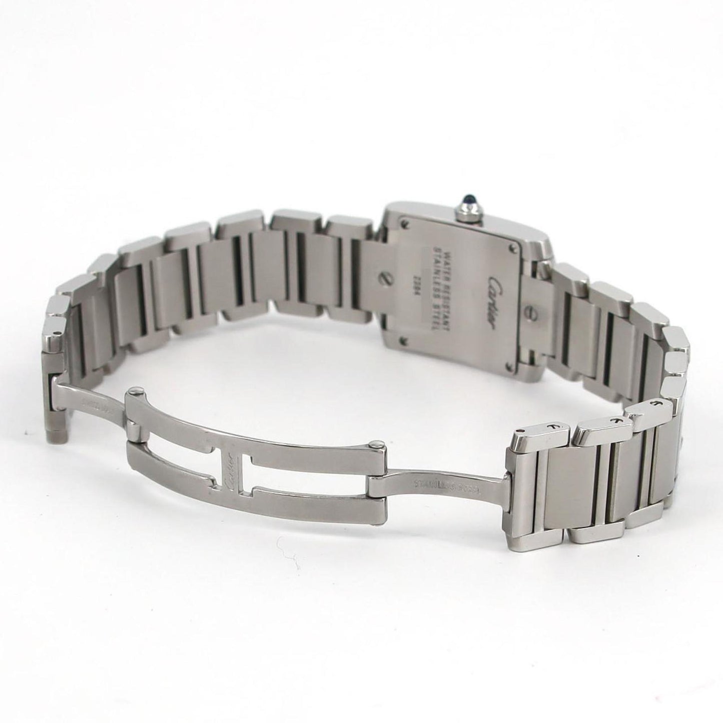 Cartier Tank Franaise Sm W51008Q3 Stainless Steel Quartz Watch