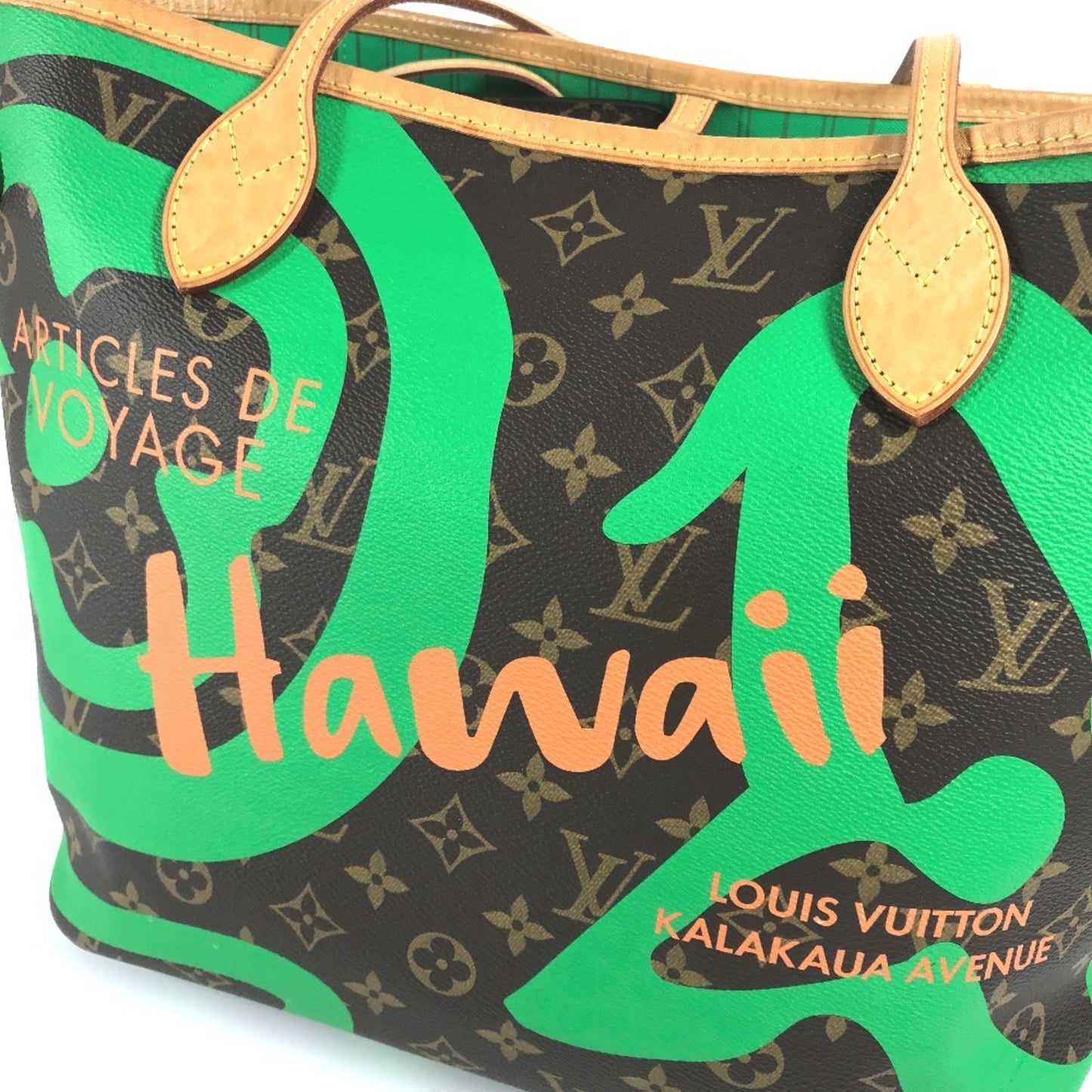 Louis Vuitton M44198 Monogram Hawaii Limited Edition Neverfull Mm Tote Bag Shoulder