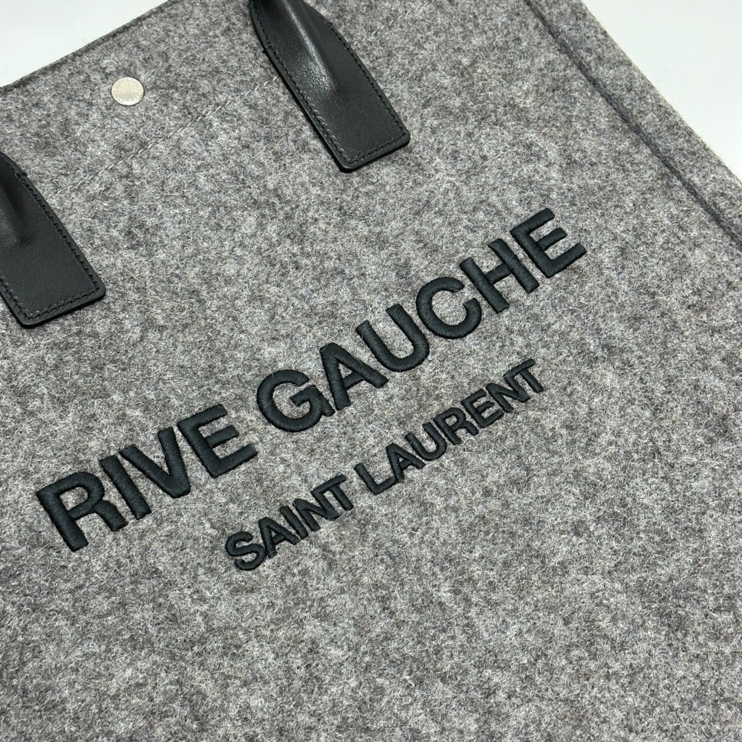Saint Laurent Paris 632539 Shoulder Bag Hand Bag Bag Tote Bag Gray Black