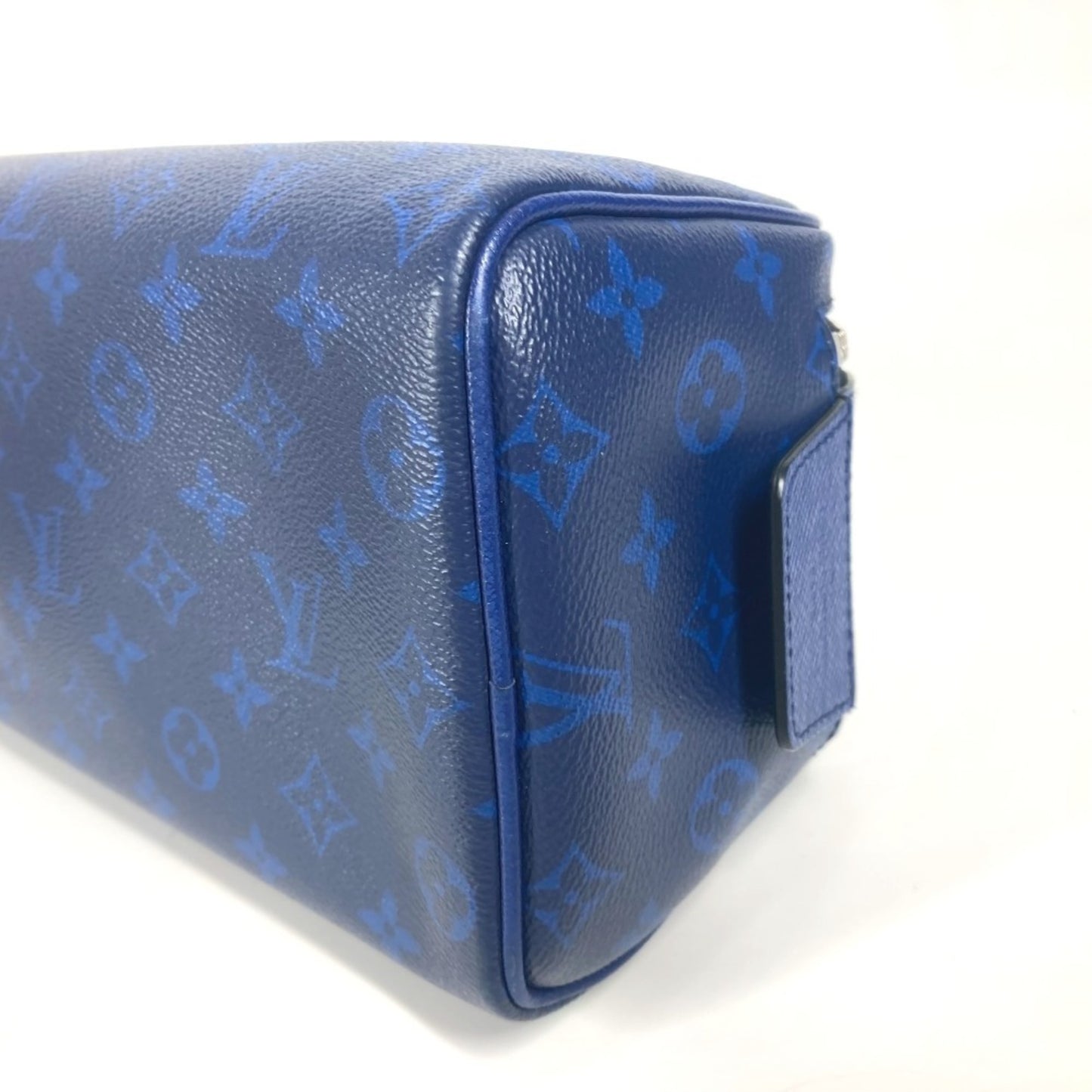 Louis Vuitton M30849 Taiga Rama Dopp Kit Pouch Handbag Clutch Bag Second Leather Monogram Canvas