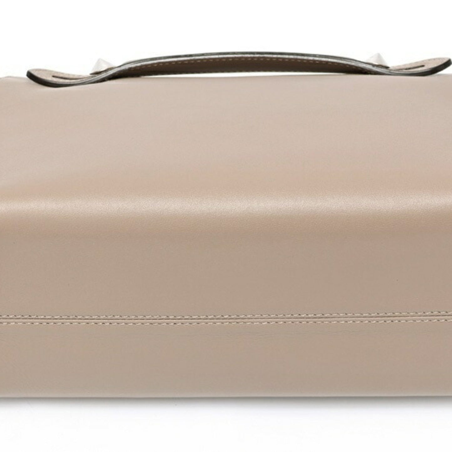 Fendi By The Way Medium Boston Bag 8Bl146 Leather Greige S-158686