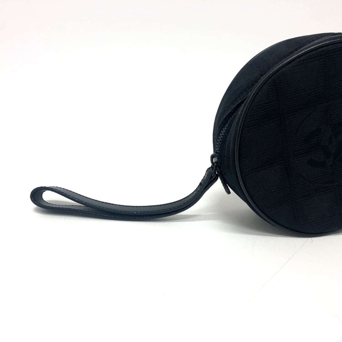 Chanel A17682 New Travel Line Round Pouch Nylon Jacquard