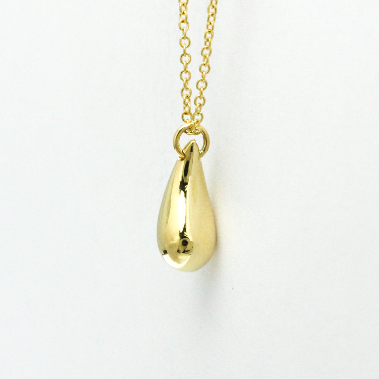 Tiffany Teardrop Necklace Yellow Gold (18K) No Stone Women