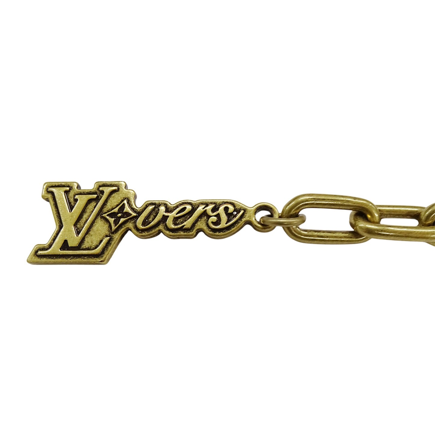 Louis Vuitton Women'S Metal And Glass Pearl Bag Charm Chain/Belt Charm