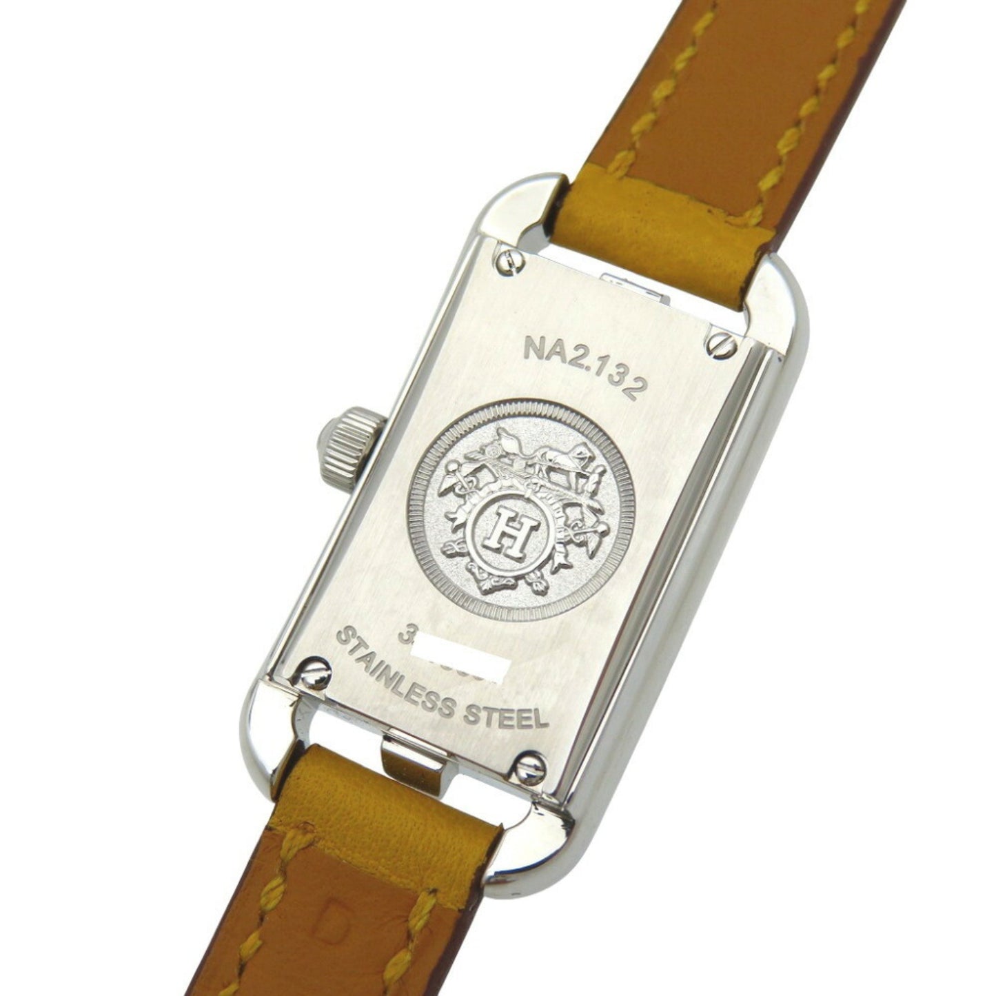Unused Herms Nantucket Diamond Chaine D'Ancre Na2.132 Quartz Watch With Diamonds
