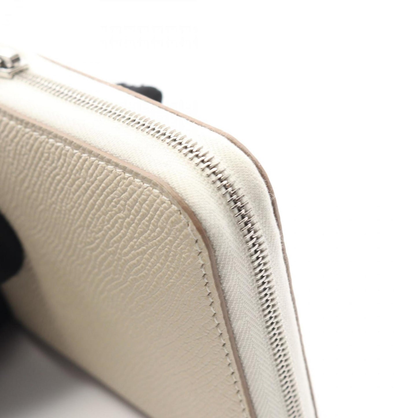 Hermes Herms Azap Compact Silkin Round Wallet In Calfskin Leather (Veau Epsom Leather) For Women