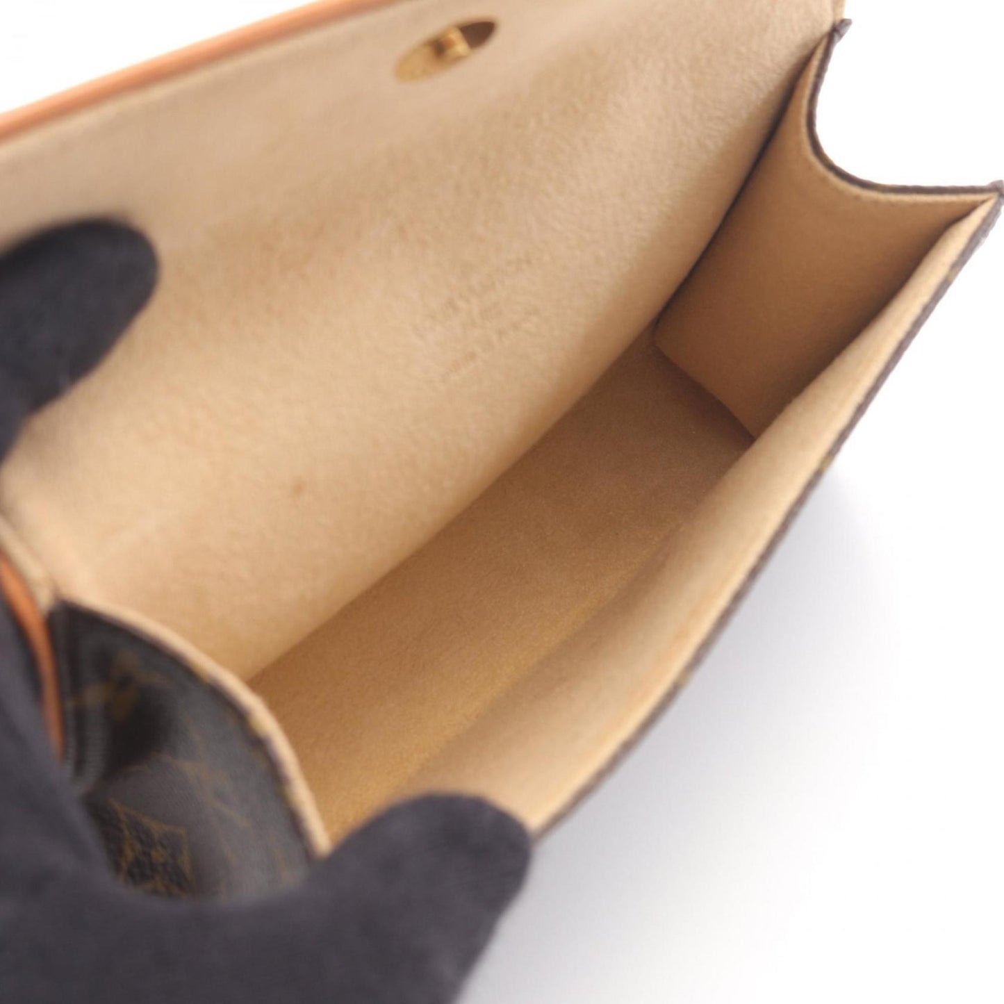 Louis Vuitton Florentine Pochette Waist Bag/Body Bag In Coated Canvas And Leather With Monogram
