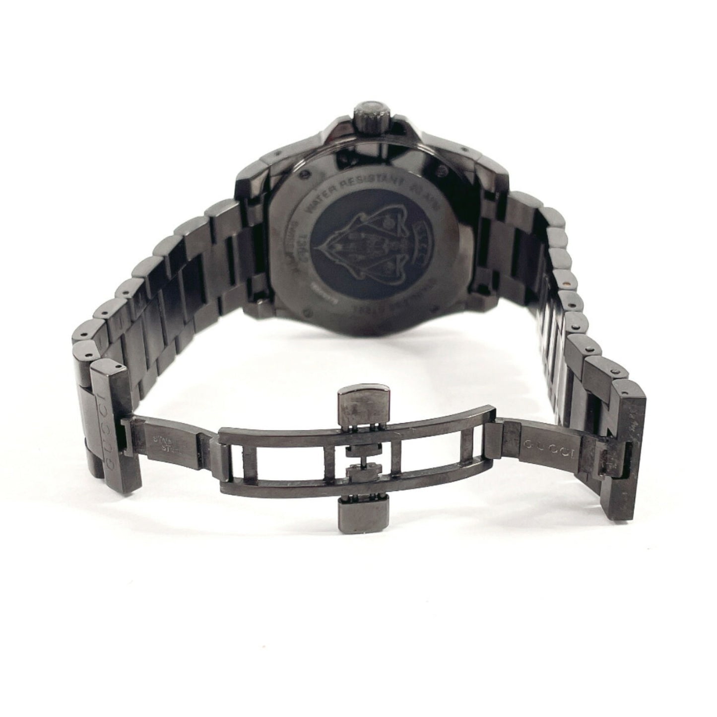 Gucci Dive Ya136213 Watch Stainless Steel/Stainless Steel Black Quartz Dial