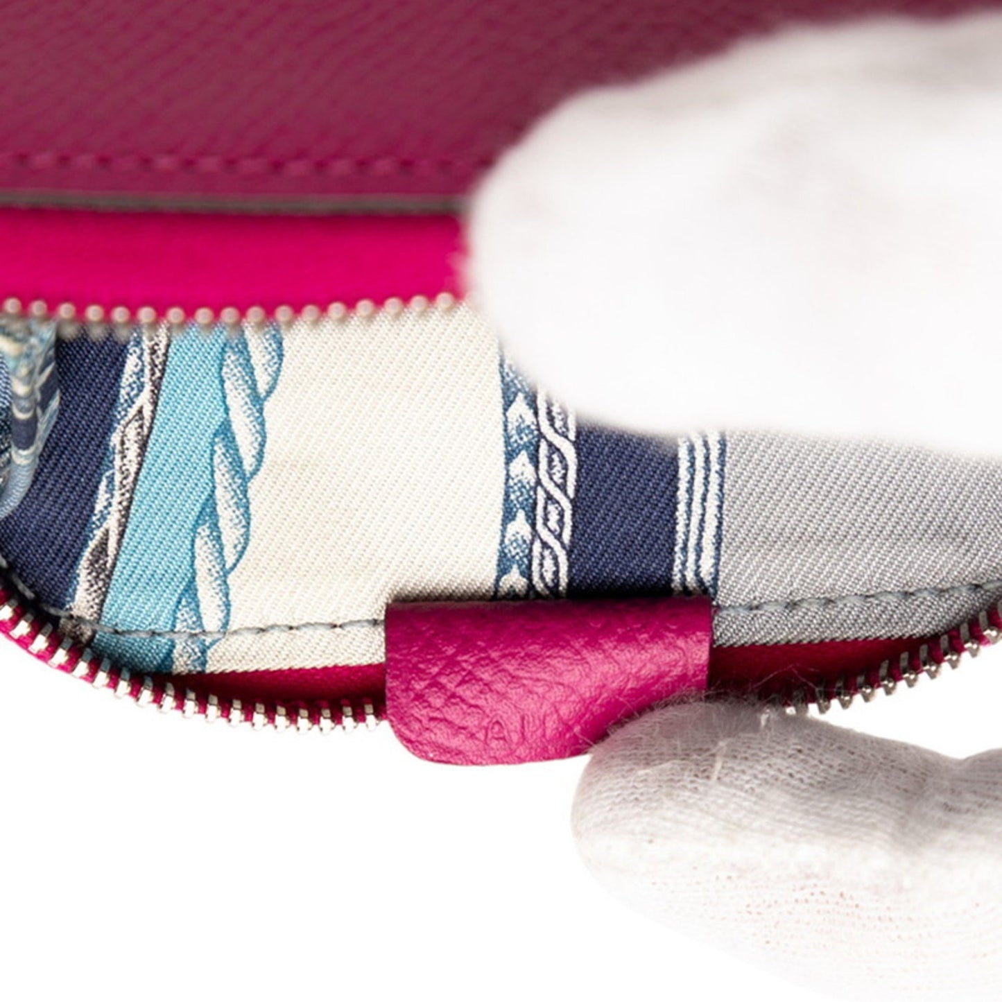 Herms Azap Compact Silk-In Wallet/Coin Case