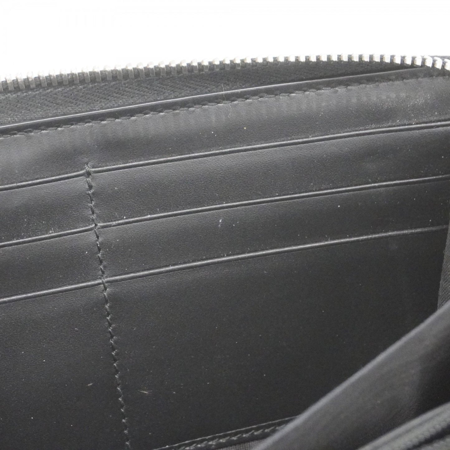 Gucci Long Wallet Guccissima 473928 Leather Black