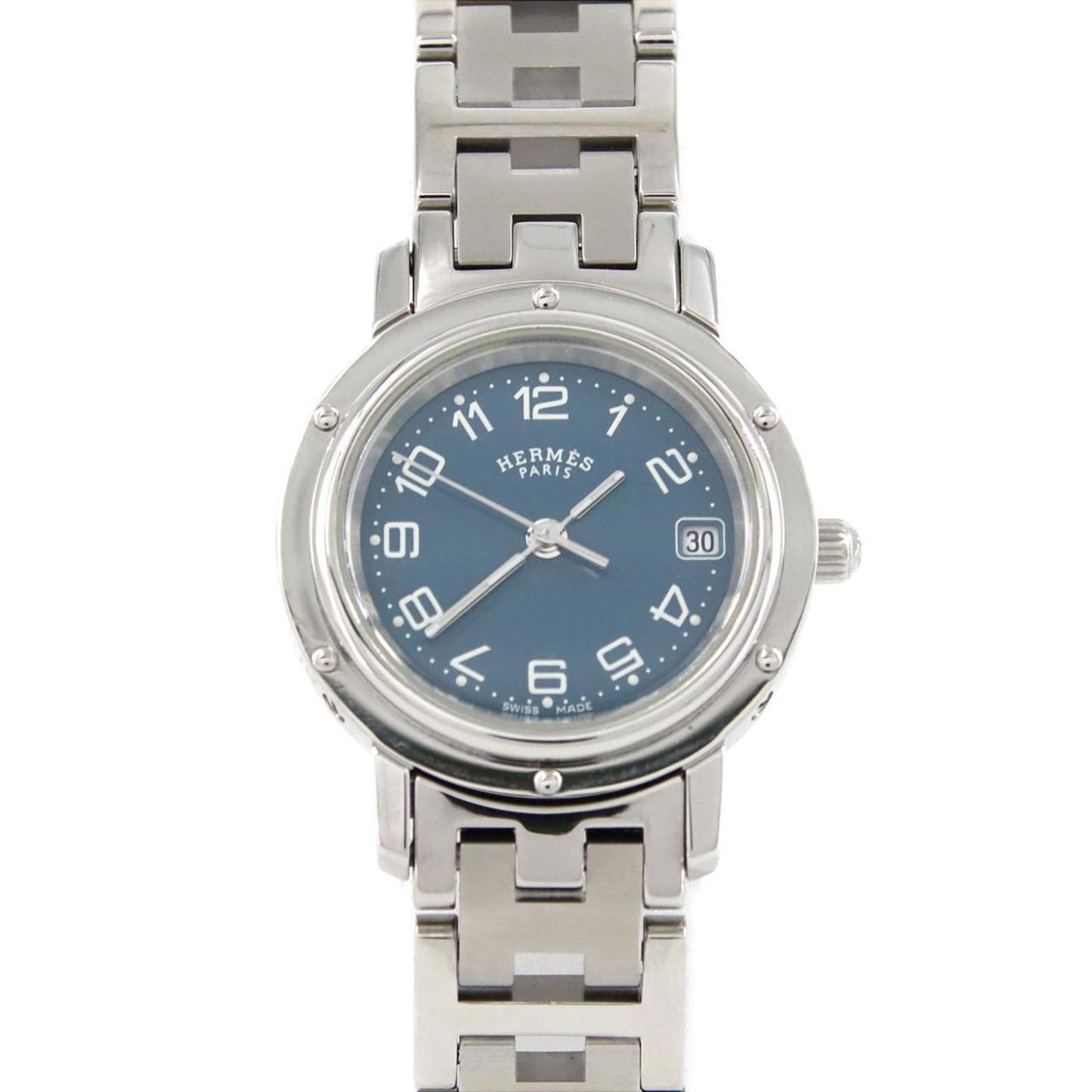 Hermes Clipper Cl4.210 Ss Quartz Watch
