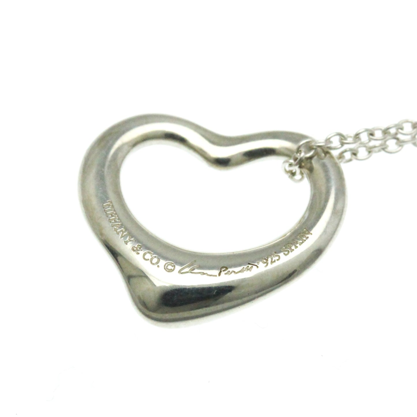 Tiffany Open Heart Silver 925 No Stone Men
