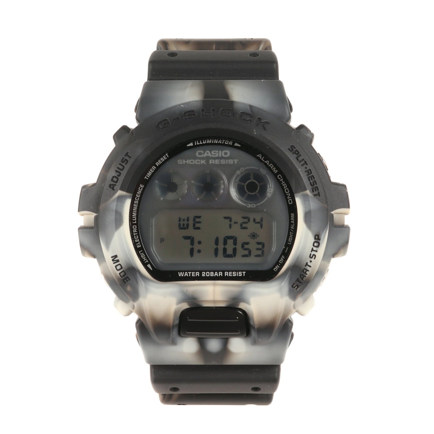 G-Shock Dw-6900Mc-7Jf Jamin Color Marble Watch Black White Casio
