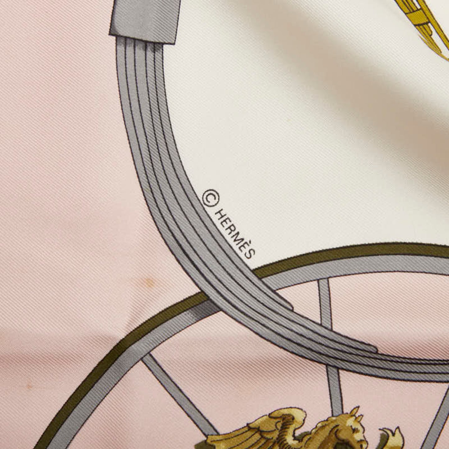 Hermes Herms Carr 90 Grand Apparel Horse Scarf