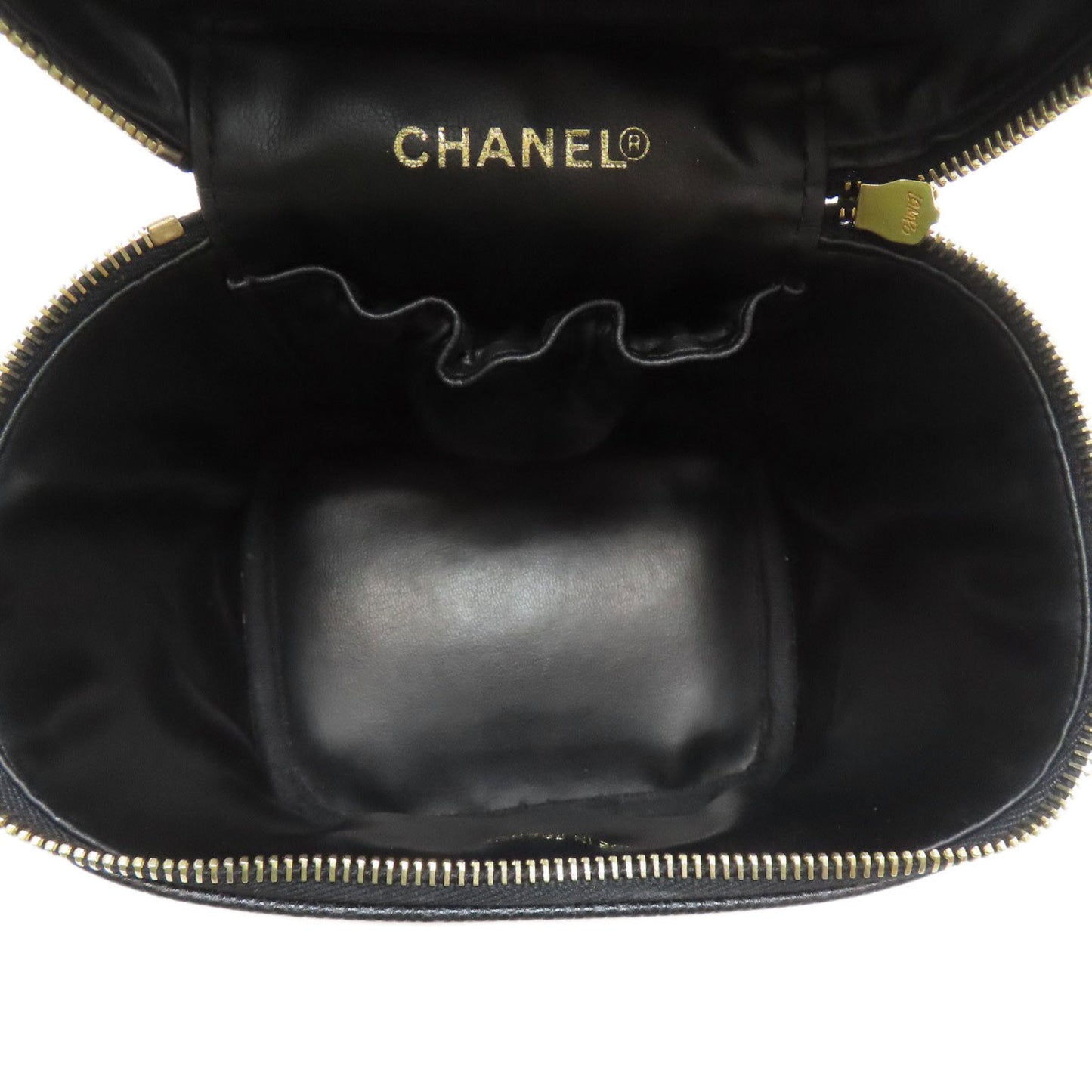 Chanel Vanity Tote Bag In Grained Calfskin