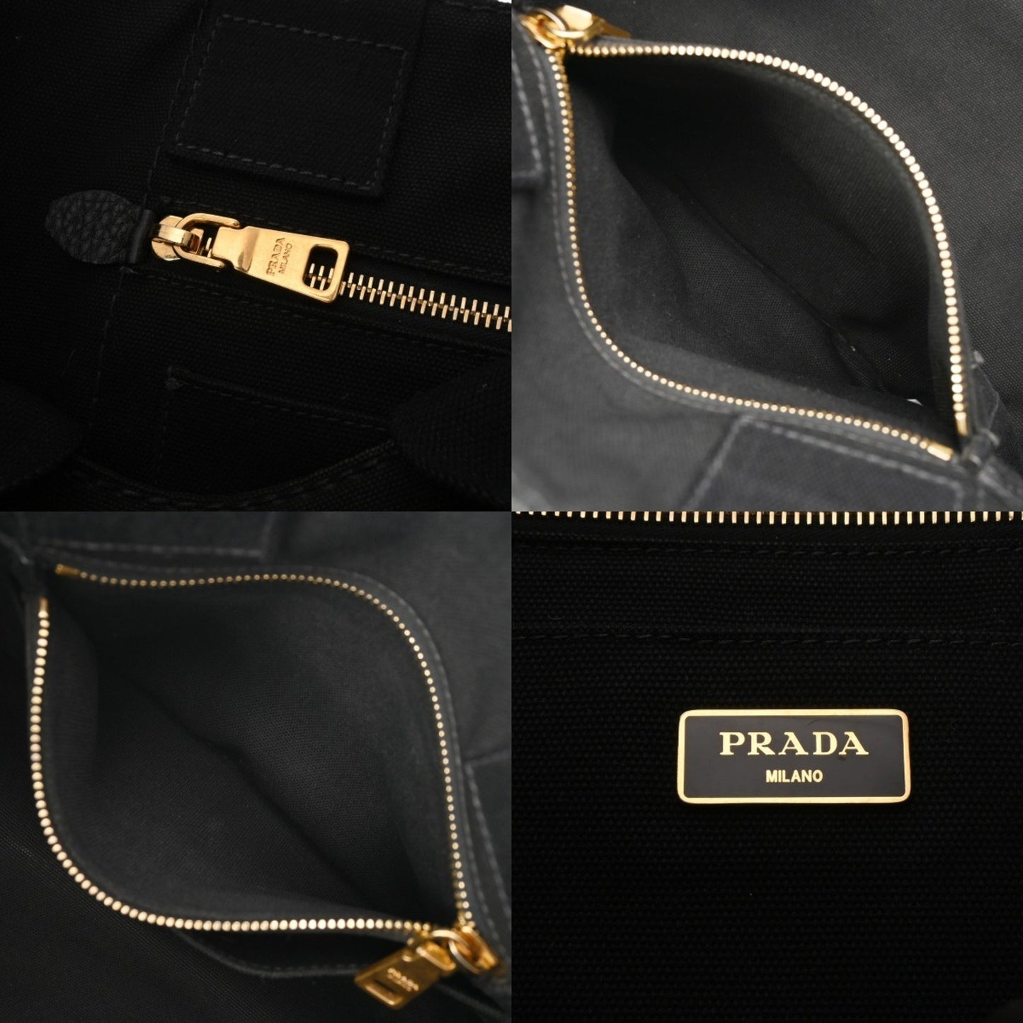 Prada Prada Canapa Tote Black