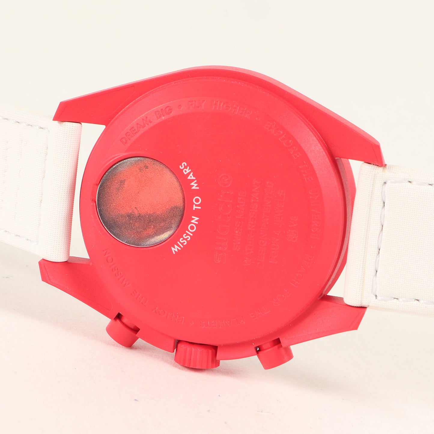 Omega Swatch Mission To The Mars Watch (So33R100) Red White Collaboration