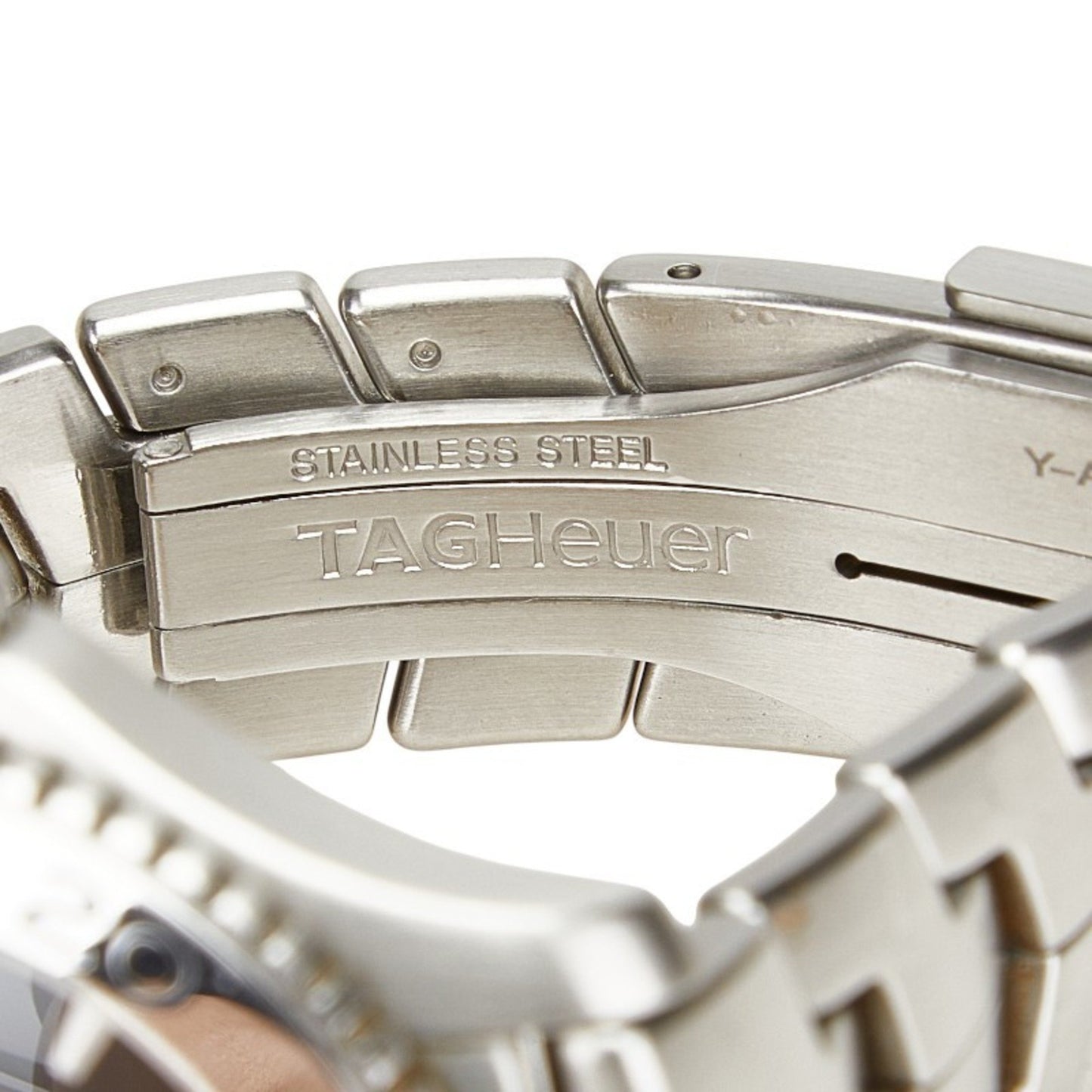 Tag Heuer Link Wj1110 Quartz Watch With Black Dial And Stainless Steel