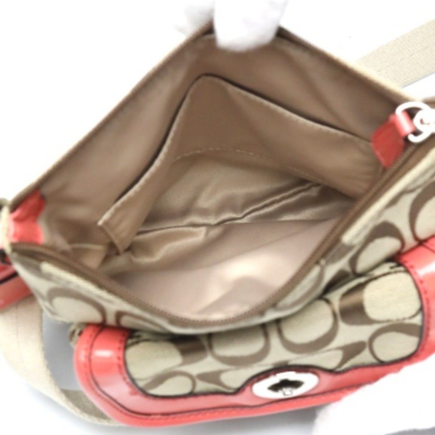 Coach Crossbody Signature Coach Brown X Pink Shoulder Bag