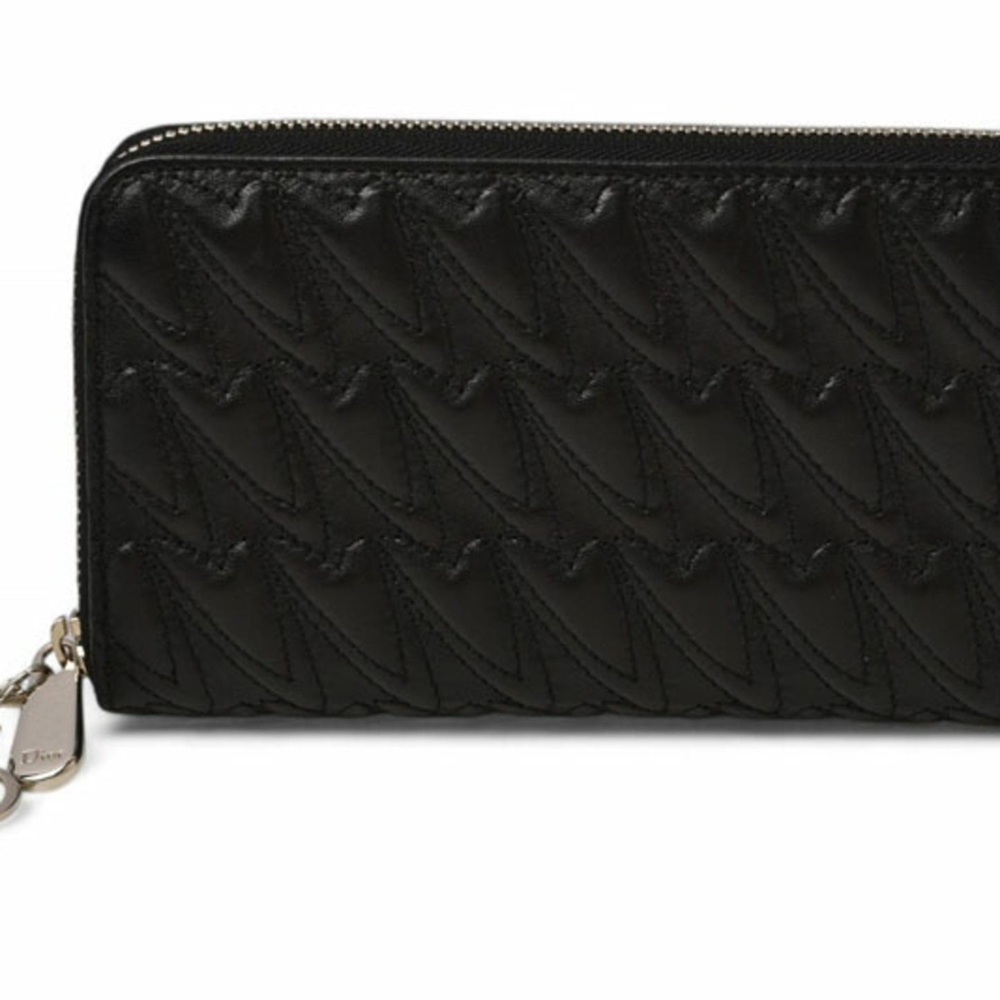 Christian Dior Diorissimo Silver Long Wallet