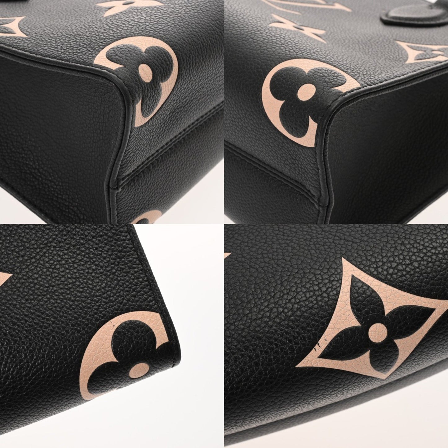 Louis Vuitton Louis Vuitton Monogram Empreinte On The Go Pm 2Way Black/Beige M45659