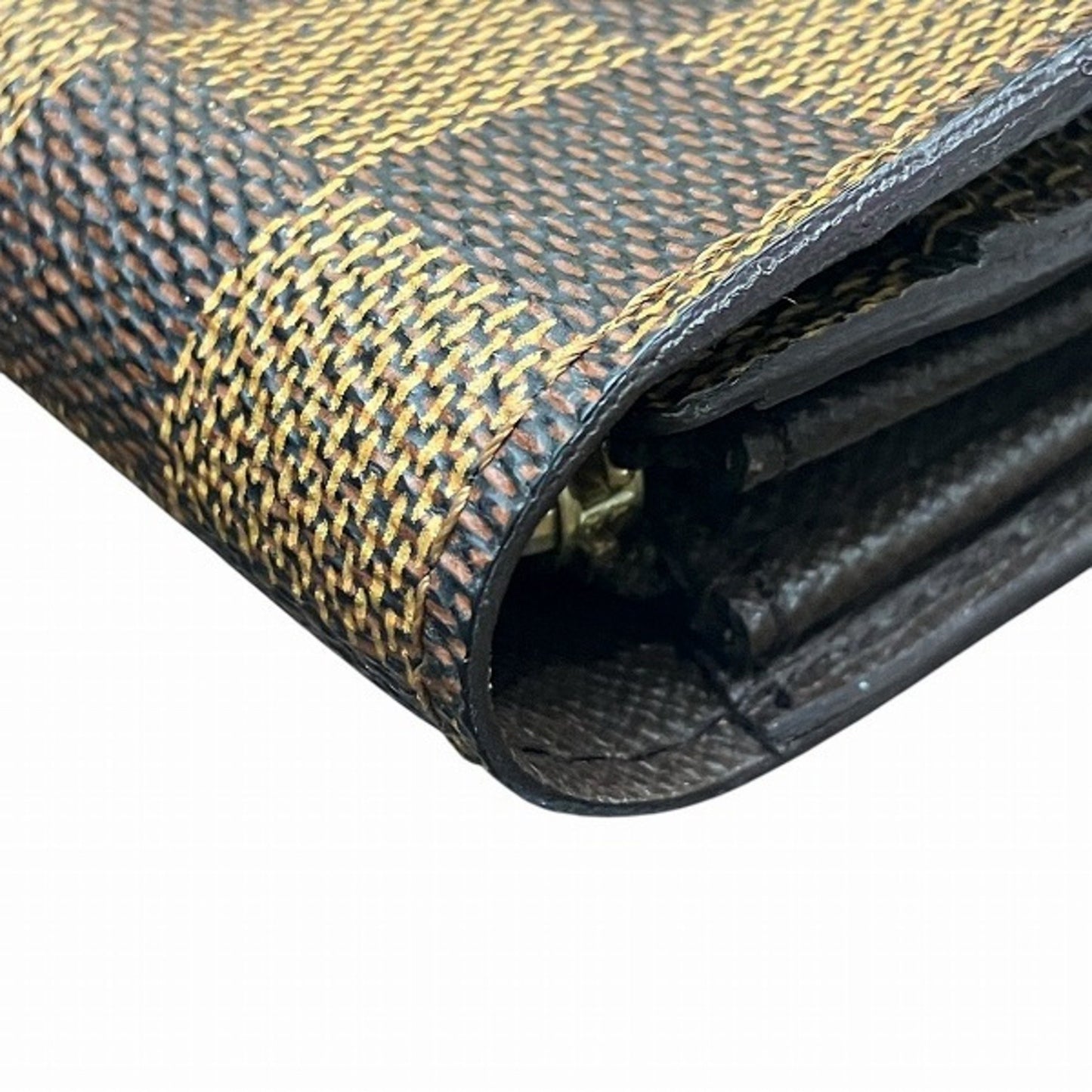 Louis Vuitton Damier Pochette Porto Monnaie Credit N61725 Long Wallet